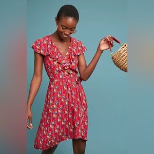 Maeve by Anthropologie Rosalia Wrap Dress